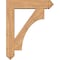 Ekena Millwork Westlake Arts and Crafts Smooth Bracket w/ Offset Brace, Western Red Cedar, 7 1/2"W x 32"D x 40"H BKT0806X32X40WTL03SWR - alternate 2